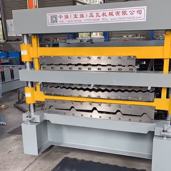 Corrugated Roof Panel Roofing Sheet Roll Forming Machine Wall Panel Roof Tile Making Machine
