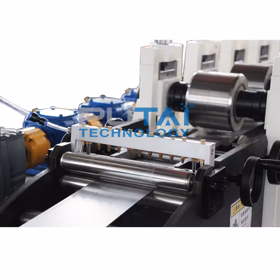 PT-High Speed Cu/Du/Cw/Dw Steel Profile Roll Forming Machine with Packing System