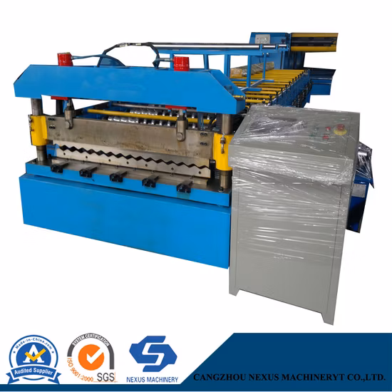 Metal Roofing Galvanized Aluminum Corrugated Steel Sheet Making Machine