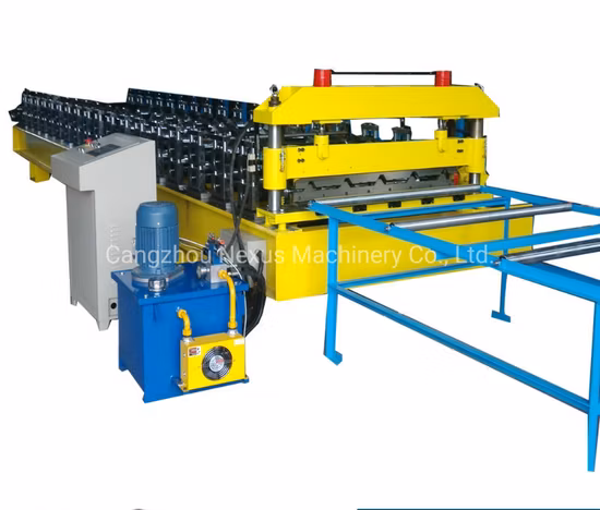 PPGI Metal Roof Forming Machine Trapezoidal Sheet Roll Former