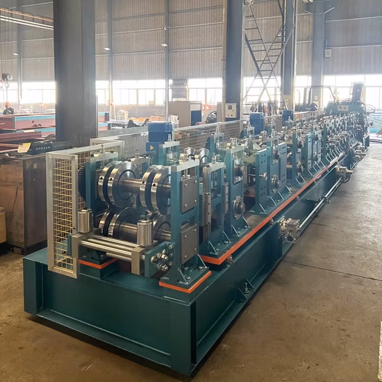 Good Performance Steel Cold Roll Forming Machine CZ Purlin Roller Former