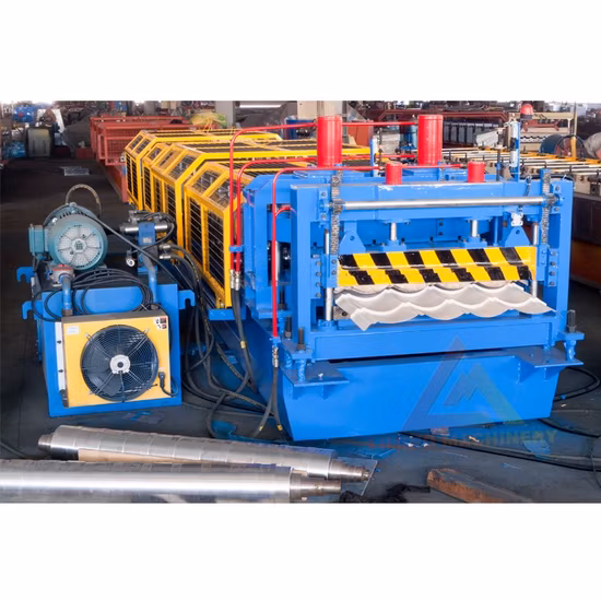 Factory Price Customized Colored Cold Roof Tile Making Machine/Glazed Roof Tile Machine/Step Tile Metal Roofing Sheet Roll Forming Machine Price Manufacturers