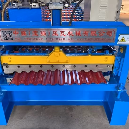 Automatic Corrugated Wave Panel Metal Wall Plate Roof Roofing Sheet Making Tiles Roll Forming Machine Machinery