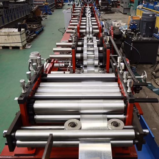 High Speed Auto Interchangeable CZ Purlin Roll Forming Machine